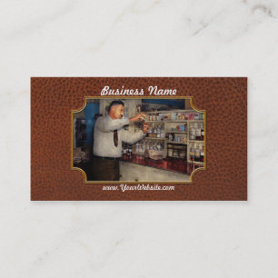 Carte De Visite Pharmacien - Une pharmacie à l'ancienne 1939