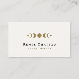 Carte De Visite Phases de lune céleste pour la guérison de l'énerg