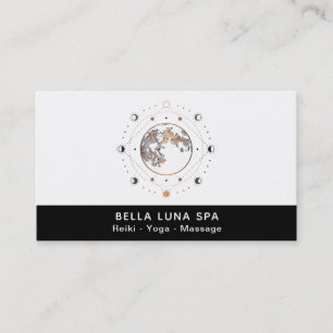 Carte De Visite *~* Phases De Lune Cosmique Étoiles De Shaman Luna
