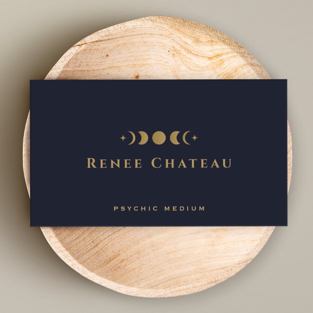 Carte De Visite Phases Lune Psychique Moyen (Créateur téléchargé)