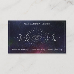 Carte De Visite Phénomène de la lune d'oeil simple poilue guérisse