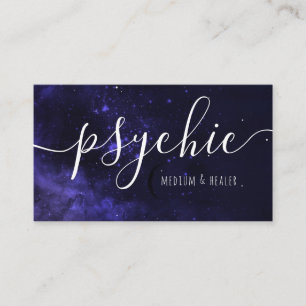 Carte De Visite Phénomène de lune Ciel céleste Psychique Moyenn