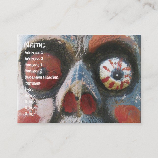 Carte De Visite Phi - Un fantôme thaïlandais (Devant)