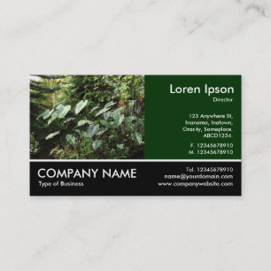 Carte De Visite Photo avec pied - Jardins botaniques