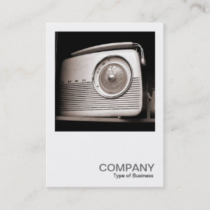 Carte De Visite Photo carré 0118 - Old Radio