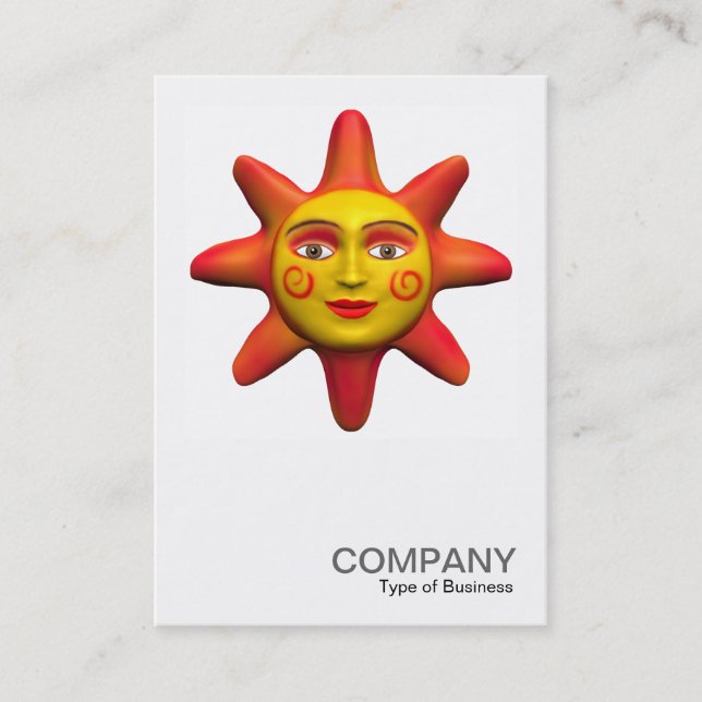 Carte De Visite Photo carré 0141 - Sun (Devant)