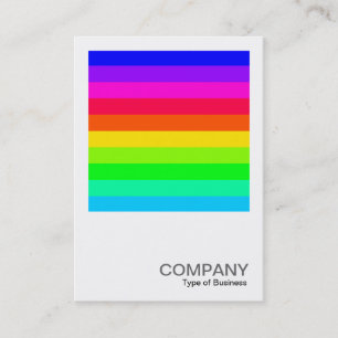 Carte De Visite Photo carré 0187 - Bars couleur 03 (Horizontal)