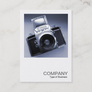 Carte De Visite Photo carré 020 - Vieux appareil photo