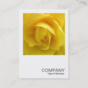 Carte De Visite Photo carré 0236 - Lisianthus jaune