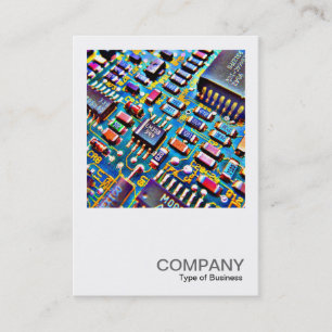 Carte De Visite Photo carré 0312 - Belle Circuitrie