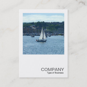 Carte De Visite Photo carré 0331 - Marina de Cardiff