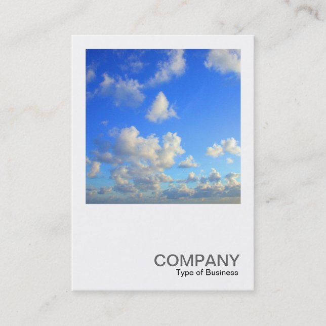 Carte De Visite Photo carré 033 - Sky (Devant)
