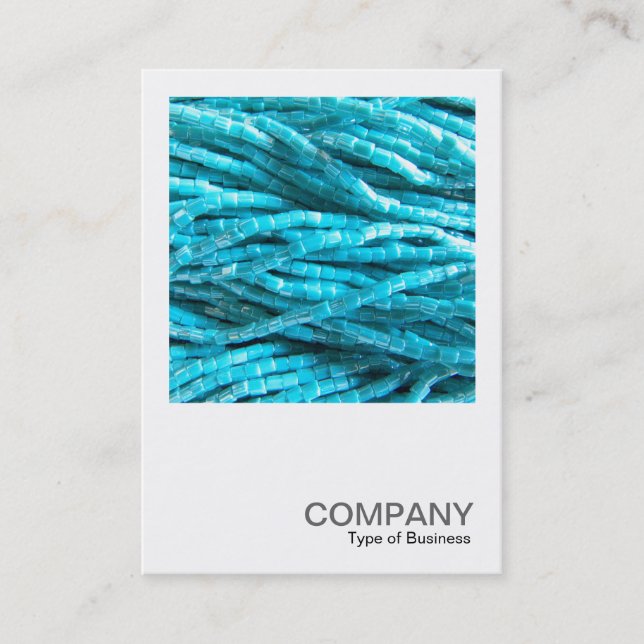 Carte De Visite Photo carré 0369 - Tresses de perles (Devant)