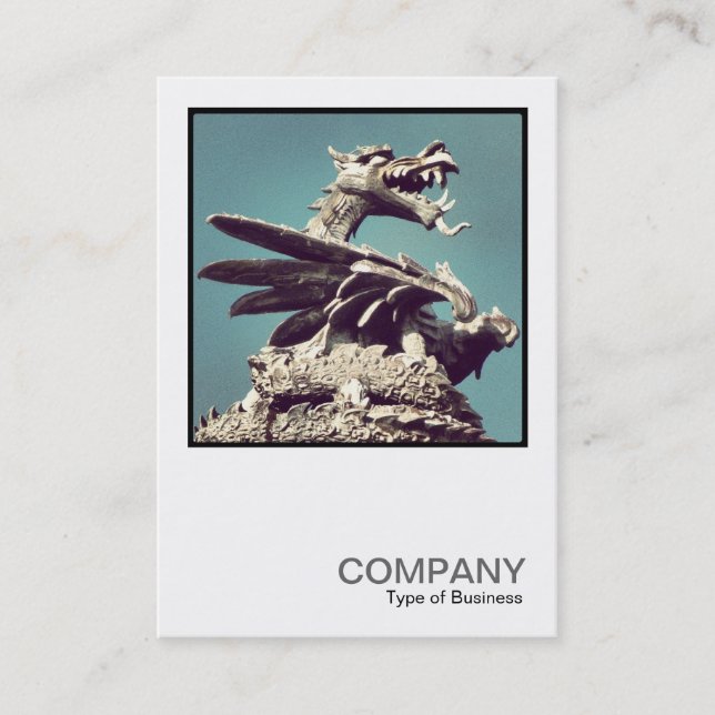 Carte De Visite Photo carré 0434 - Dragon (Devant)