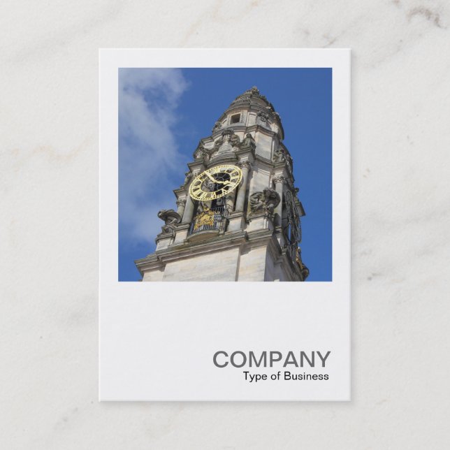 Carte De Visite Photo carré 0459 - Tour de l'horloge (Devant)