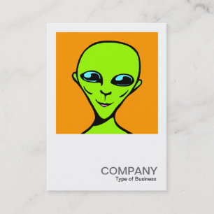 Carte De Visite Photo carré 049 - Heureux Alien