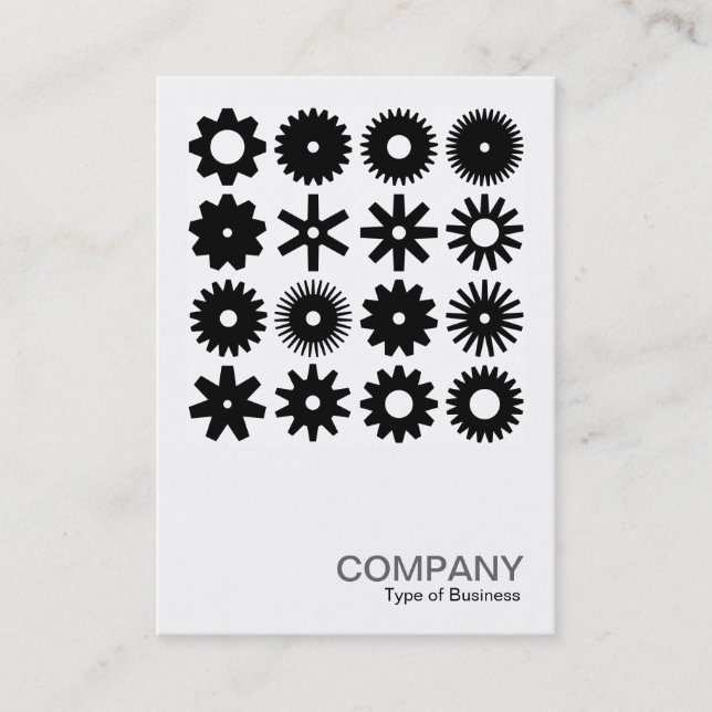 Carte De Visite Photo carré 0500 - Cogs (Devant)
