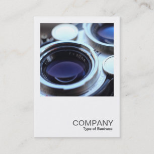 Carte De Visite Photo carré 0538 - Caméra TLR Vintage