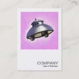 Carte De Visite Photo carré 072 - Soucoupe volante