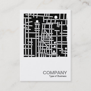 Carte De Visite Photo carré 081 - Structure de boule impétueuse