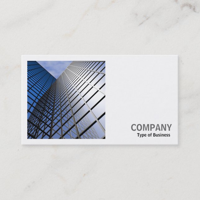Carte De Visite Photo carré (v2) - Bloc de bureau reflétant (Devant)