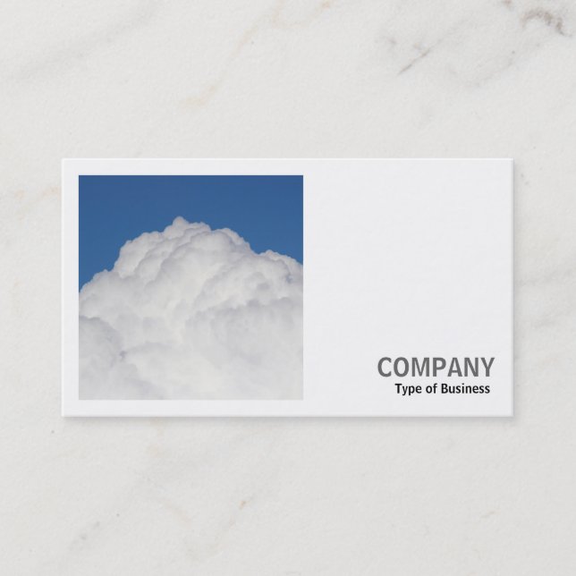 Carte De Visite Photo carré (v2) - Cumulus Cloud (Devant)