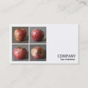 Carte De Visite Photo carré (v2) - Quatre pommes