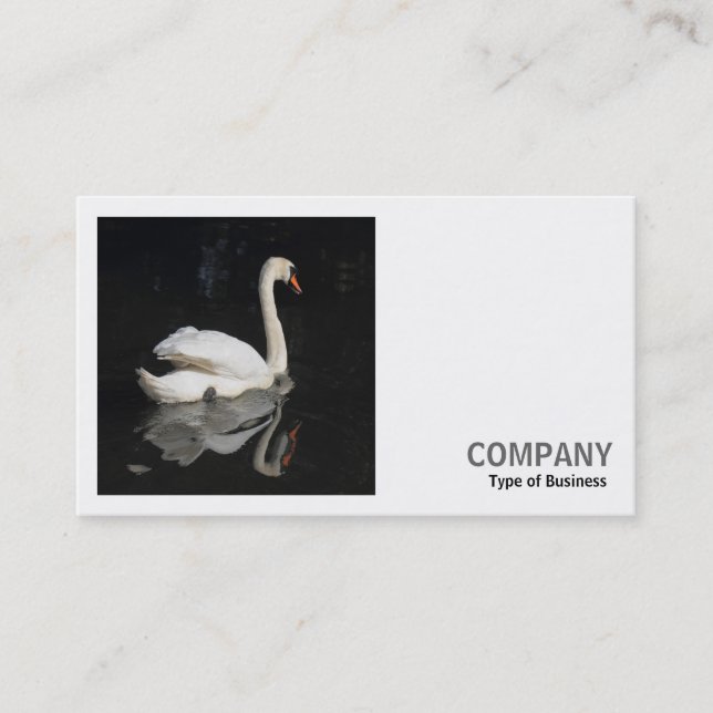 Carte De Visite Photo carré (v2) - Swan (Devant)