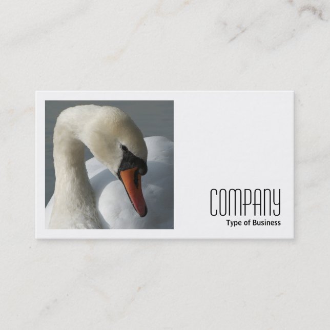 Carte De Visite Photo carré (v2) - Swan (Devant)