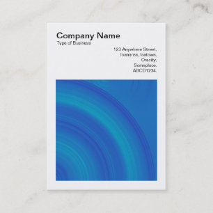 Carte De Visite Photo carré (v3) - Cercle Abstrait 01