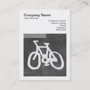 Carte De Visite Photo carré (v3) - Vélo de route