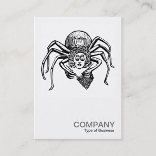 Carte De Visite Photo carrée 070 - araignée de tricot