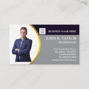 Carte De Visite Photo d'agent immobilier professionnel Realtor