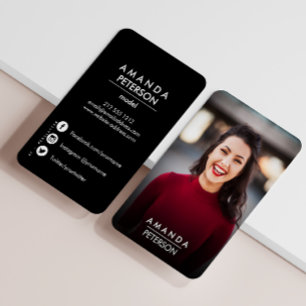 Carte De Visite Photo de l'acteur Modèles Dancer sur les médias 