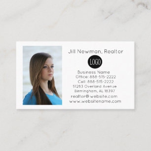 Carte De Visite Photo de l'agent immobilier Realtor