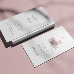 Carte de visite photo de l'aquarelle