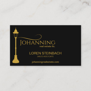 Carte De Visite Photo de l'immeuble de la poste de lampes