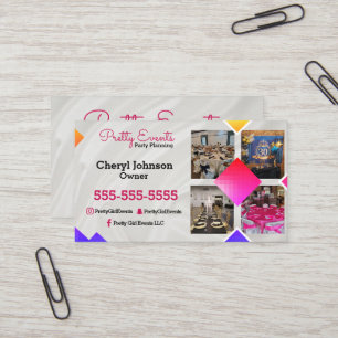 Carte De Visite Photo de l'organisateur du parti