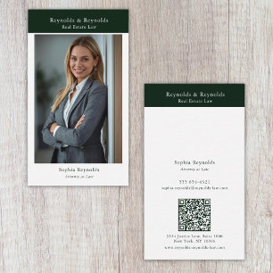 Carte De Visite Photo de réseau d'entreprise professionnel moderne