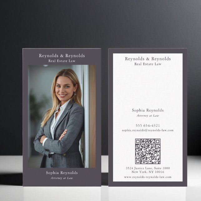 Carte De Visite Photo de Réseau Professionnel d'Entreprise Moderne (Créateur téléchargé)