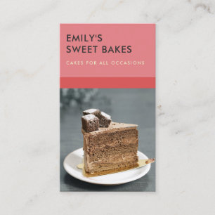 CARTE DE VISITE PHOTO EN CHEF DE LA BAIE ROUGE ROUGE CHÈRE MODERNE