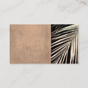 Carte De Visite photo en feuille de palmier d'original de modèle