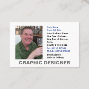 Carte de visite photo Graphic Designer