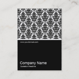 Carte De Visite Photo Half&Half 0230 - Motif Damassé