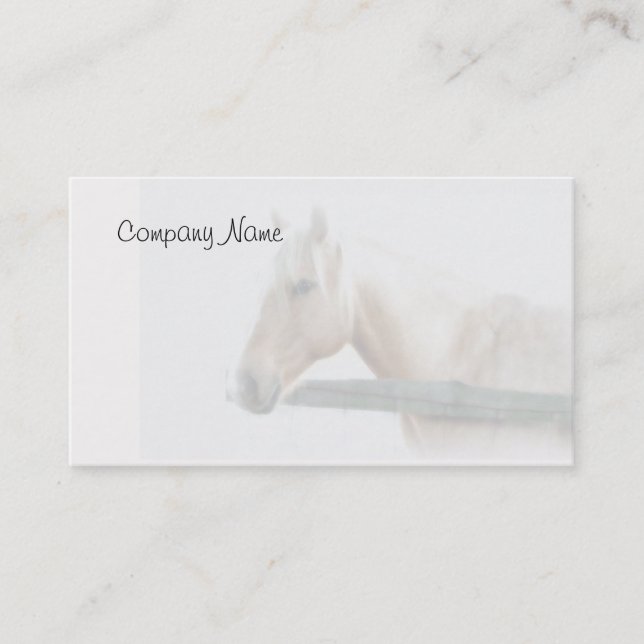 Carte de visite photo Horse (Devant)