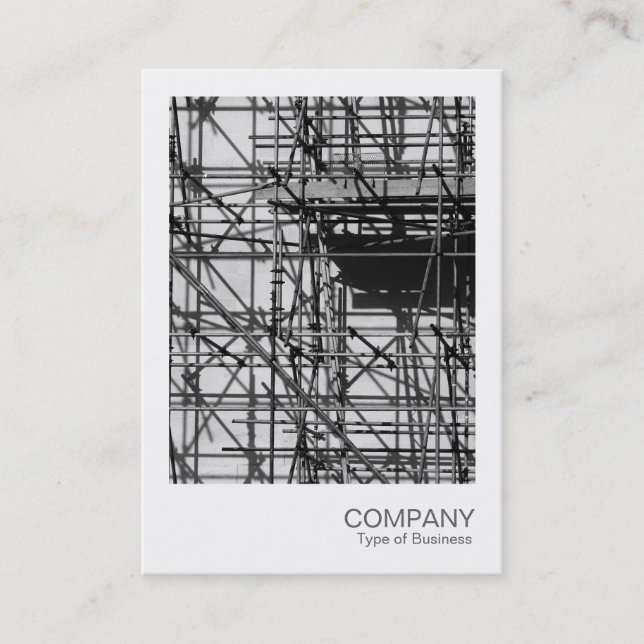 Carte De Visite Photo instantanée 086 - Échafaudage (Devant)