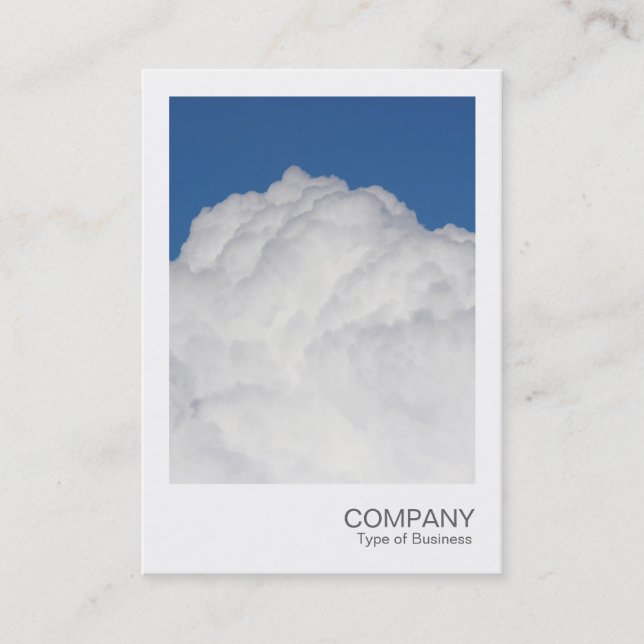 Carte De Visite Photo instantanée - Cumulus Cloud (Devant)