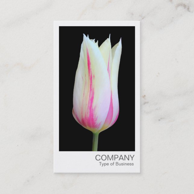 Carte De Visite Photo instantanée - Tulipe (Devant)