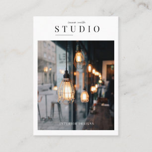 Carte de visite photo minimaliste