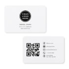 Photo minimaliste moderne avec code QR Médias soci